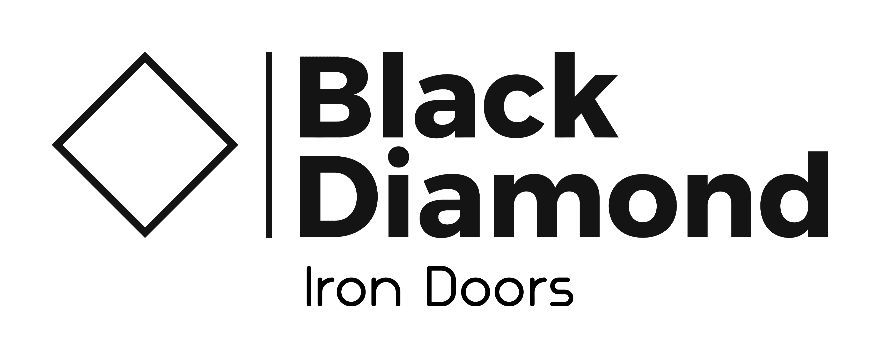 Black Diamond Iron Doors